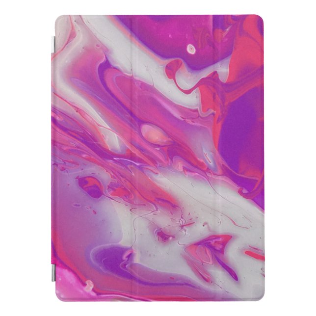 Abstract Acrylic Pour iPad Pro Cover (Front)