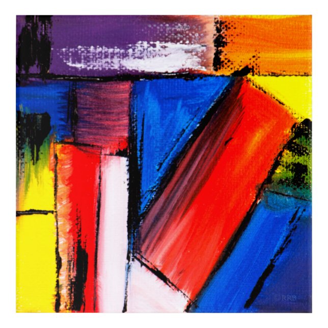 Abstract Acrylic Wall Art (Front)