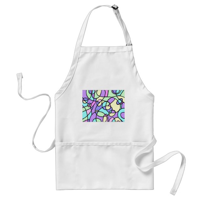 Abstract Adult Apron (Front)