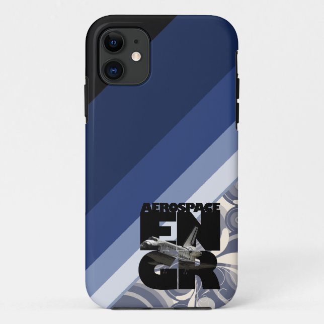Abstract Aerospace Engineering iPhone Case (Back)