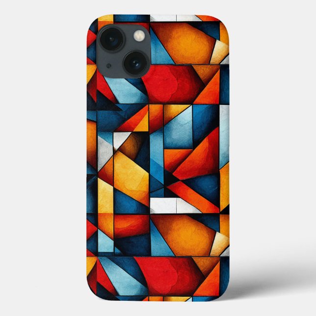 Abstract Aesthetic Trendy Modern Art Case-Mate iPhone Case (Back)