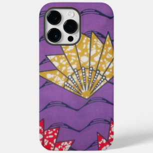 Abstract African Art: Purple Passion Waves. Case-Mate iPhone 14 Pro Max Case