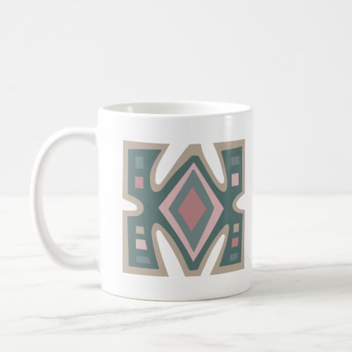 Abstract african geometric pattern coffee mug