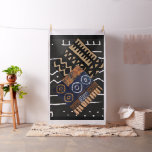 Abstract, African Jungle Tribal Mud Cloth