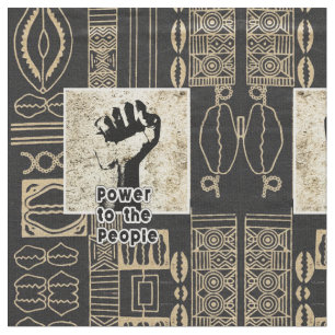 Abstract, African Jungle Tribal Mud Cloth