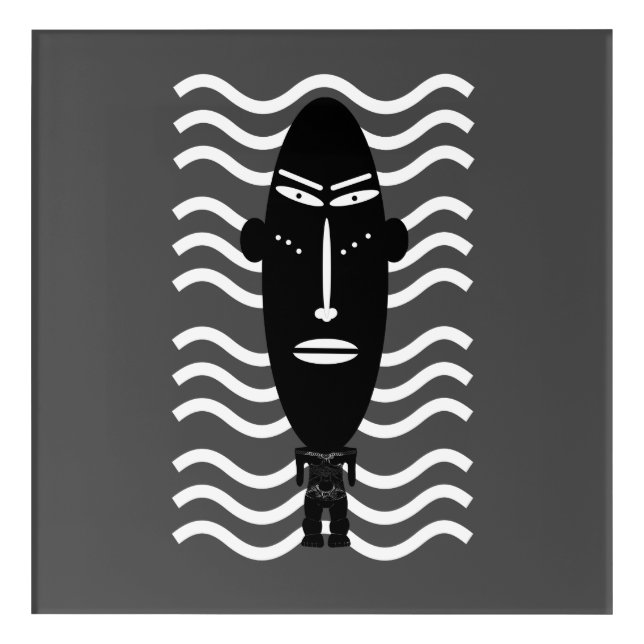 Abstract African modern indigene art (Front)