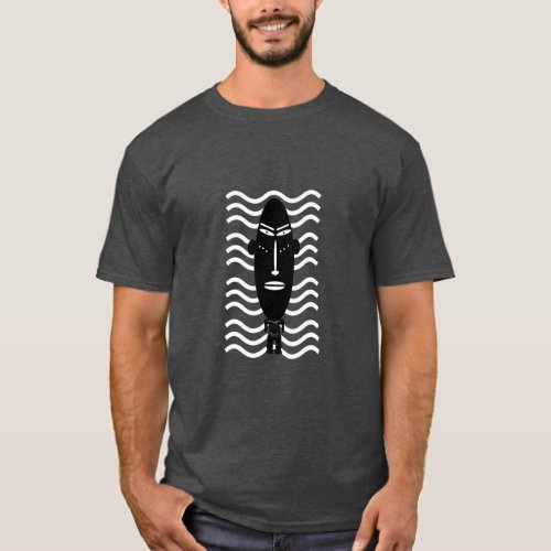 Abstract African modern indigene art T_Shirt