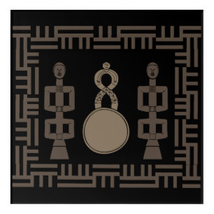 Abstract African tribal art