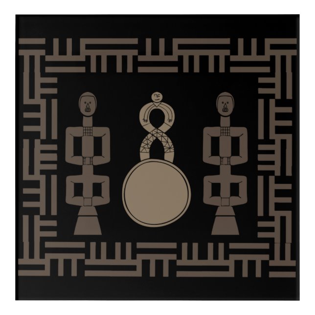 Abstract African tribal art (Front)