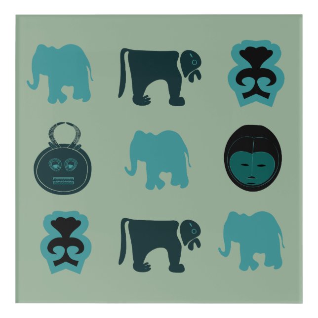 Abstract african tribal art (Front)