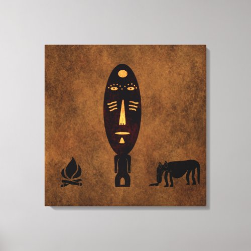 Abstract African tribal art Canvas Print