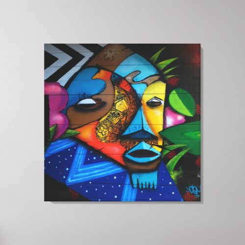 Abstract African Tribal Canvas Print