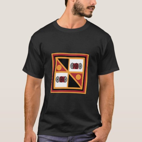 Abstract African tribal geometric pattern T_Shirt