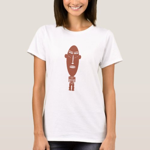 Abstract African tribal indigenous art T_Shirt