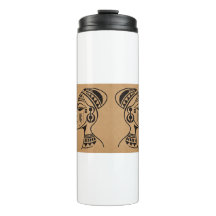 Abstract African Tribal Water bottle