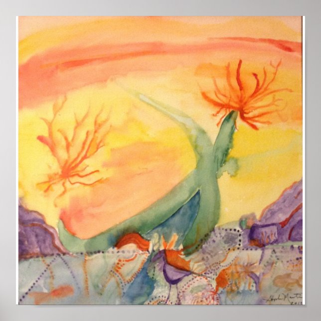 Abstract Afternoon Poster (Front)