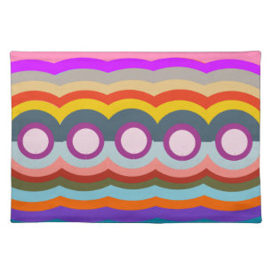 Abstract Again Cloth Placemat