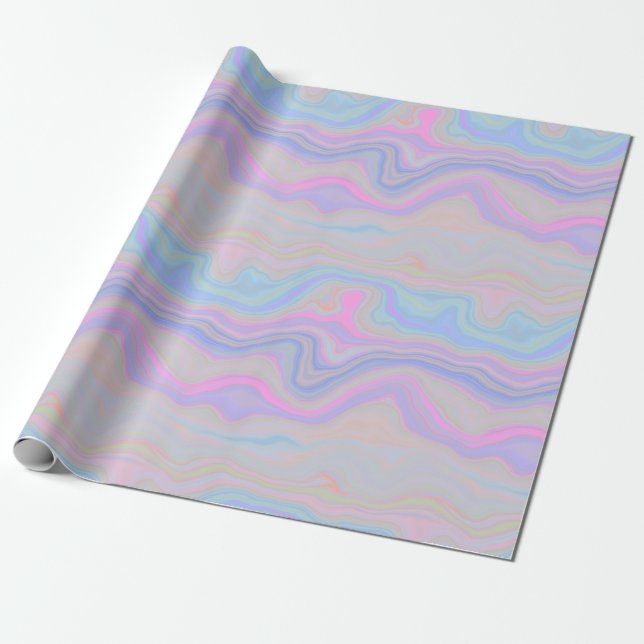 Abstract Agate Gift Wrap (Unrolled)