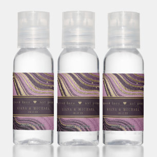Abstract Agate Wedding Cheers Mauve ID827 Hand Sanitizer