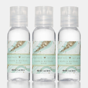 Abstract Agate Wedding Cheers Mint ID827 Hand Sanitizer