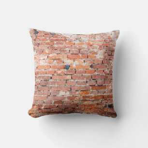 Abstract aging architecture throw pillow
