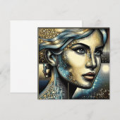 Abstract Ai Art | Women's Face (Front/Back)