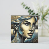 Abstract Ai Art | Women's Face (Standing Front)