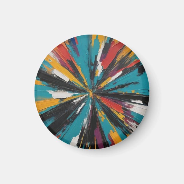 Abstract AI artwork  Magnet (Front)