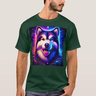 Abstract Alaskan Malamute TShirt