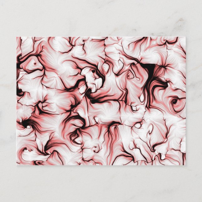 Abstract Algorithmic Art Postcard (Front)