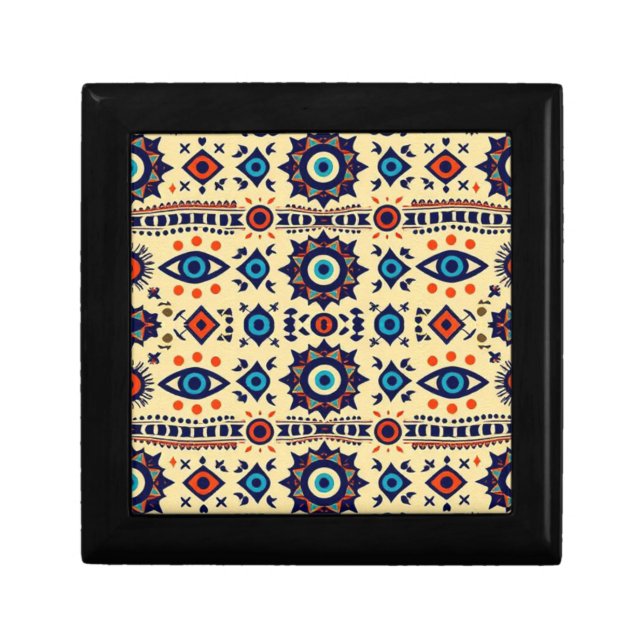 Abstract All-Seeing Eye Magical Pattern  Gift Box (Front)