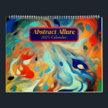 Abstract Allure 2025 Calendar<br><div class="desc">A captivating journey through the new year with Abstract Allure: 2025 Calendar. Each month showcases a unique and vibrant artwork that blends dynamic colors and forms to inspire and delight! This calendar brings modern elegance to any space, turning each page into a vivid work of art. Perfect for art lovers...</div>