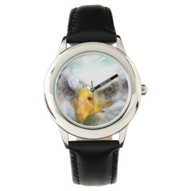 Abstract American Bald Eagle Watch (Front)