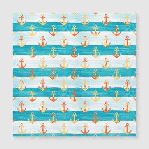 Abstract anchors: watercolor stripe pattern.