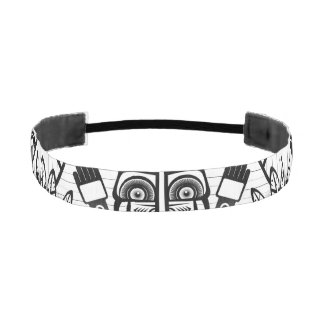Abstract Ancient Native Indian Tribal Athletic Headband
