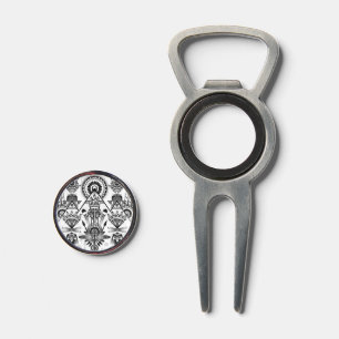 Abstract Ancient Native Indian Tribal Divot Tool