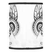 Abstract Ancient Native Indian Tribal Lamp Shade (Back)