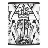 Abstract Ancient Native Indian Tribal Lamp Shade (Front)