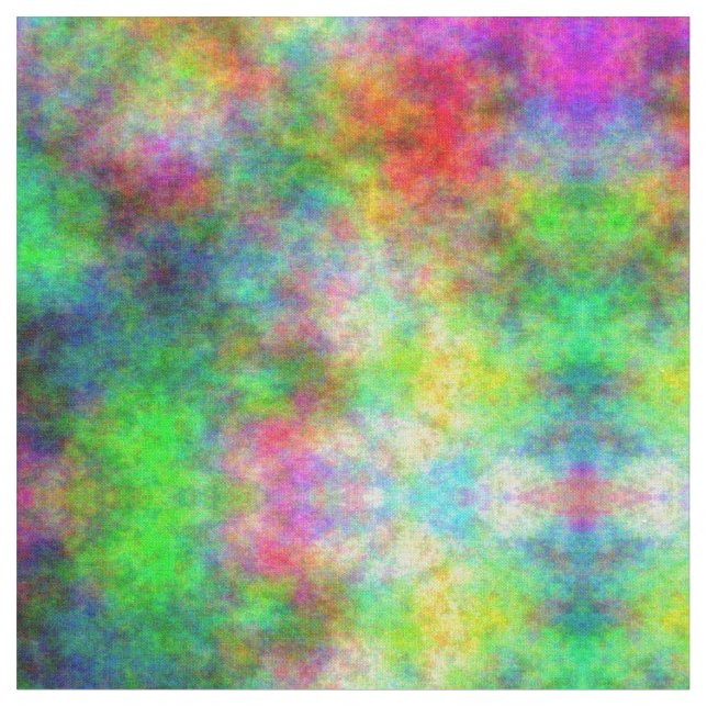 Abstract and Colorful Fabric (Close Up)