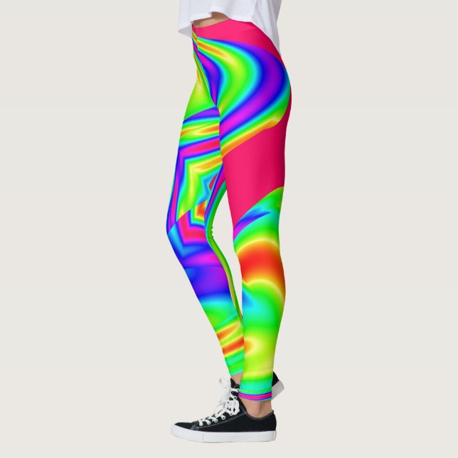 Abstract and Colorful Leggings (Left)