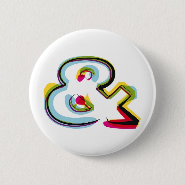 Abstract and colorful symbol & button (Front)