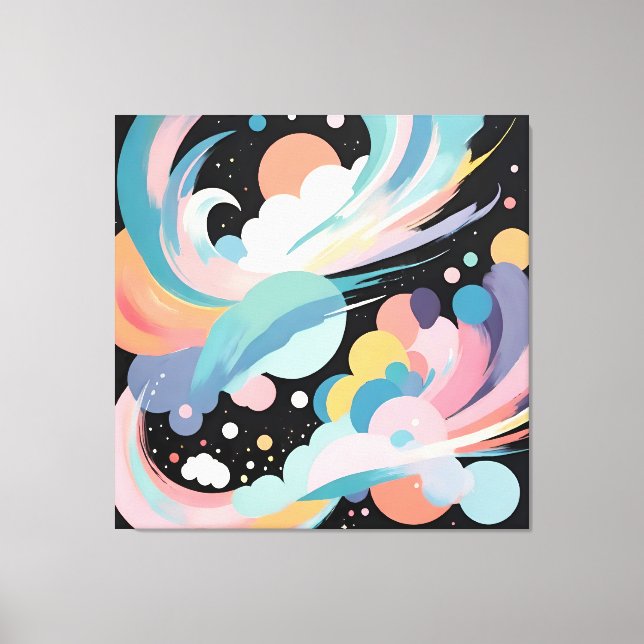 Abstract and modern art canvas print (Front)