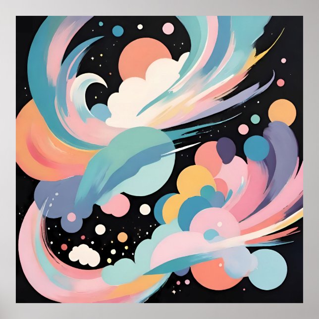 Abstract and modern art poster (Front)