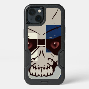 Abstract and ugly eye skull? iPhone 13 case