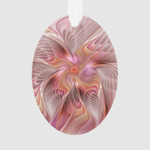 Abstract Angel Colorful Fantasy Fractal Art Ornament