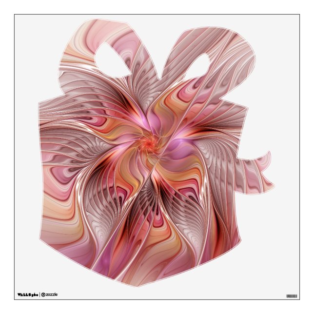 Abstract Angel Colorful Fantasy Fractal Art Wall Decal (Front)