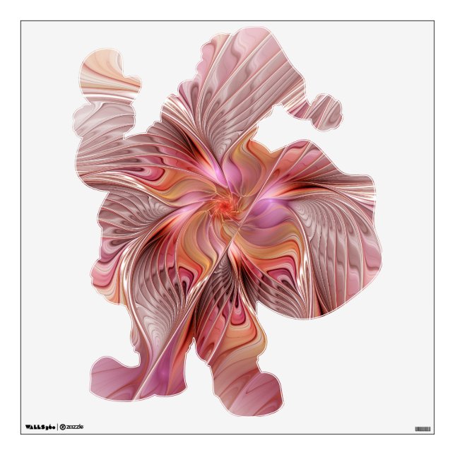Abstract Angel Colorful Fantasy Fractal Art Wall Decal (Front)