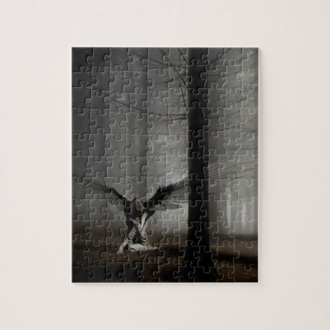 Abstract Angel Fallen Angel Jigsaw Puzzle (Vertical)