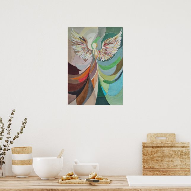 Abstract angel poster (Kitchen)