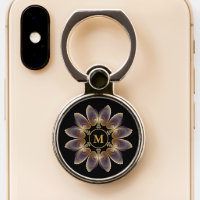 Abstract Angel Wings Mandala Fractal Monogram